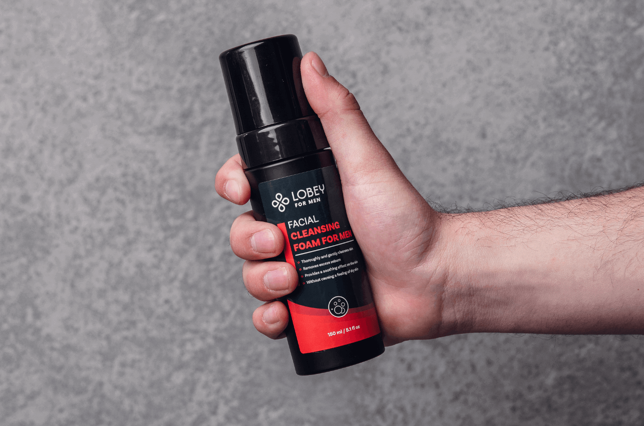 Čisticí pěna na obličej pro muže LOBEY® Men