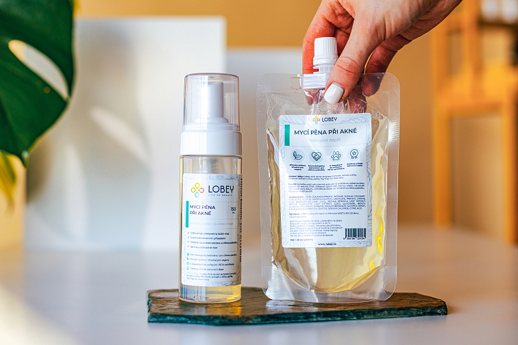 Náhradní náplň Mycí pěna na akné 150 ml + 30 ml GRATIS REFORMULACE