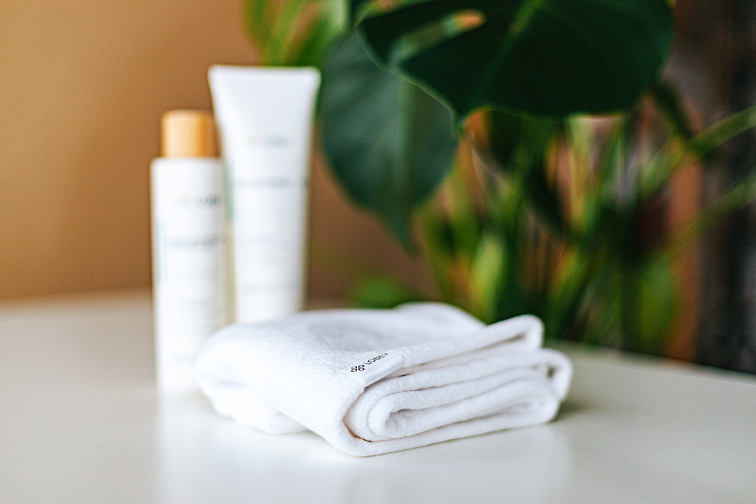 Ručník na vlasy - bílý