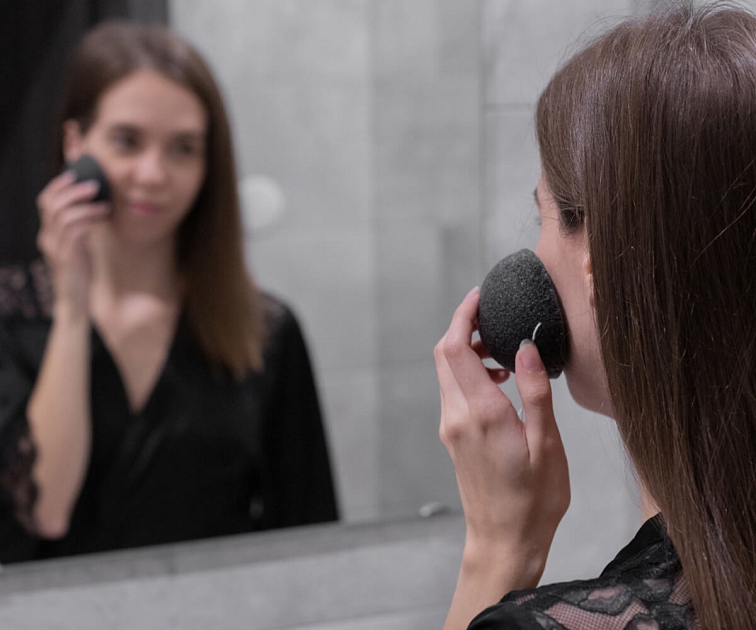 konjaková hubka pre čištěnie pleti