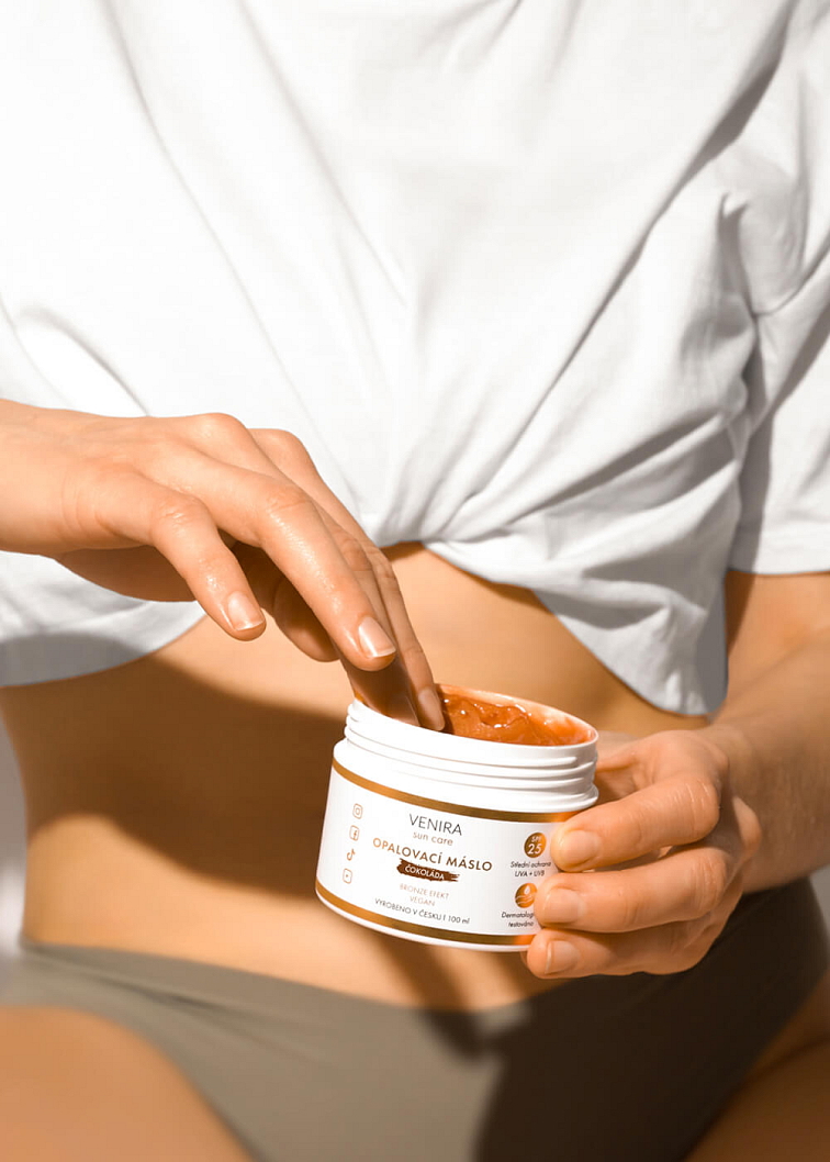 VENIRA opaľovacie maslo, bronze, SPF 25