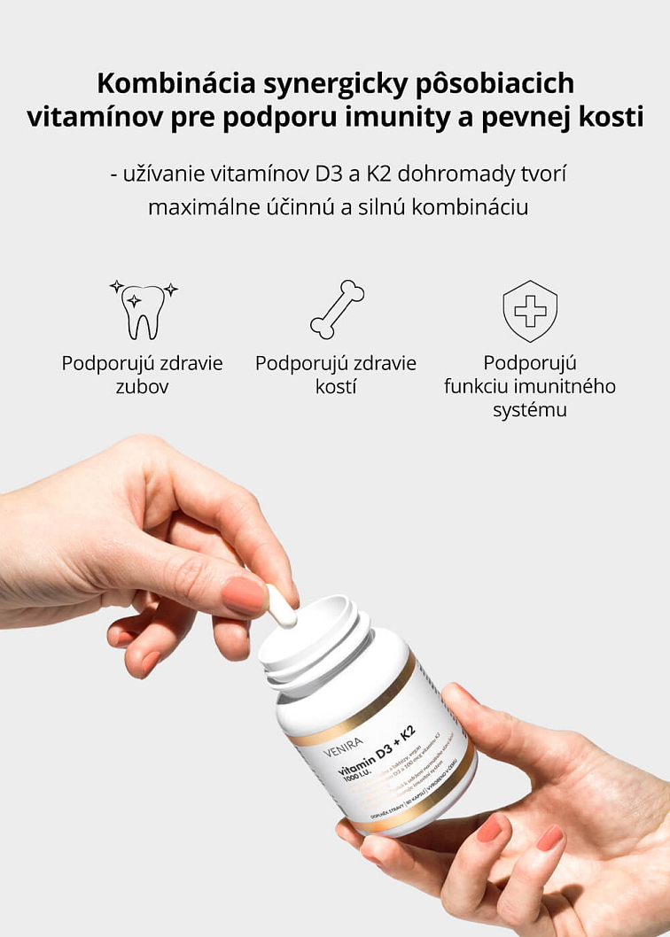 VENIRA vitamín D3 + K2