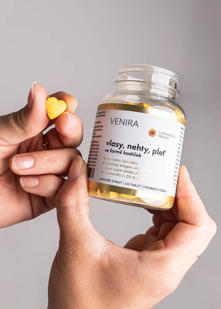 VENIRA srdiečka pre vlasy, nechty a pleť