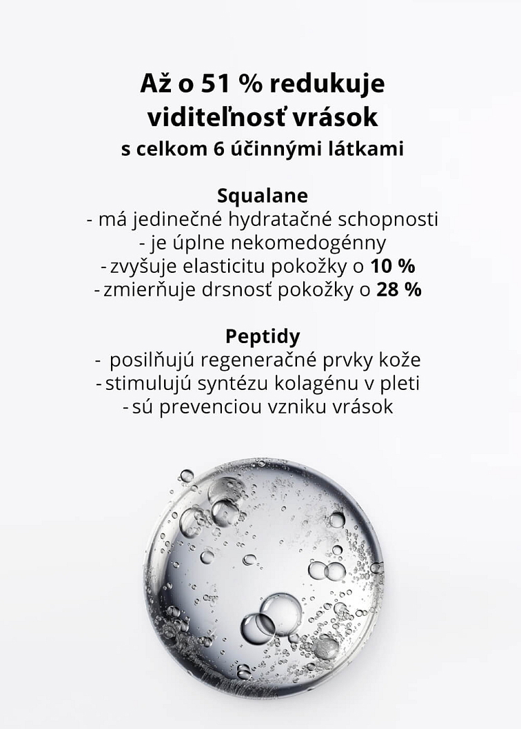 VENIRA anti-aging sérum so skvalanom a peptidmi - vzorka