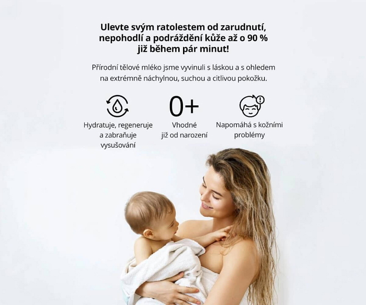 telové mlieko pre deti