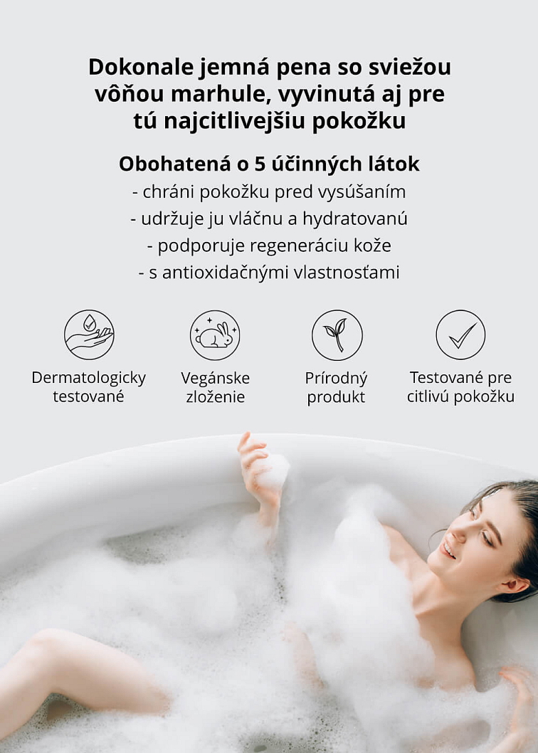 VENIRA pena do kúpeľa s nechtíkom a harmančekom