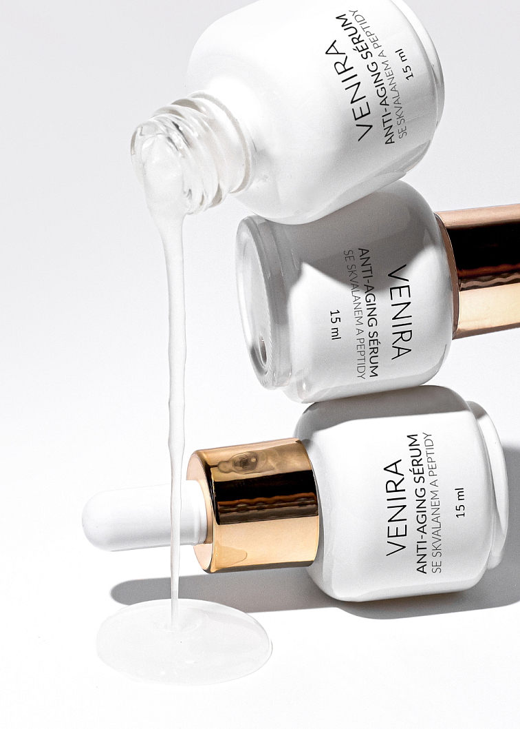 VENIRA anti-aging sérum so skvalanom a peptidmi - vzorka