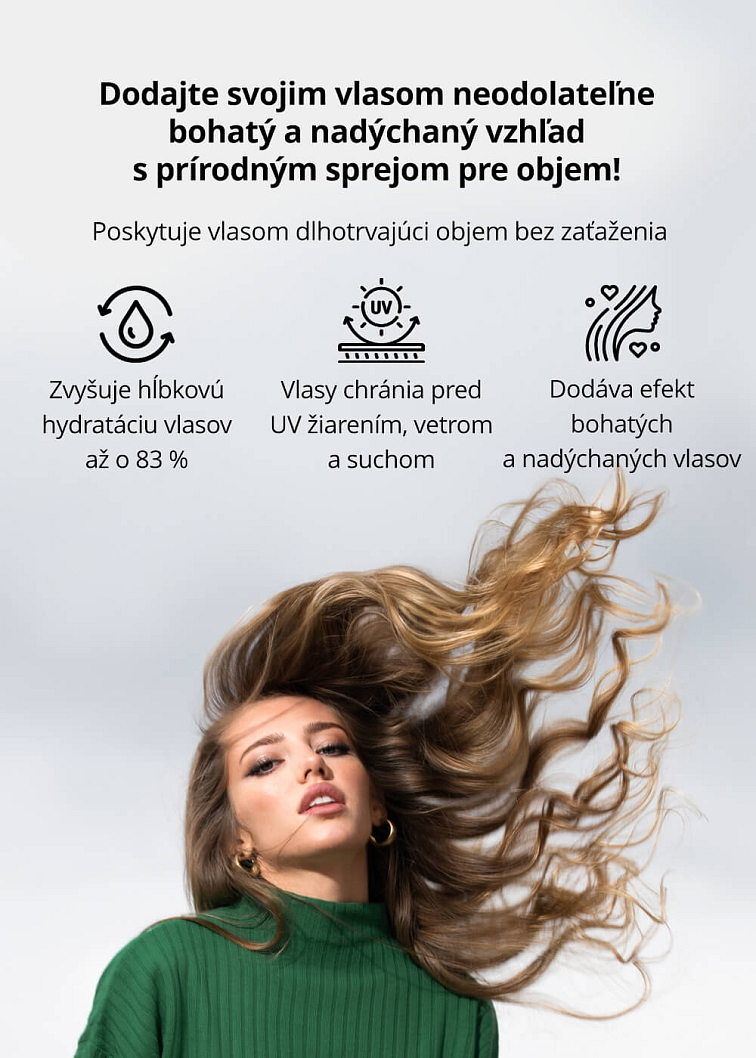 VENIRA sprej na objem vlasov - VOLUME BOOSTER