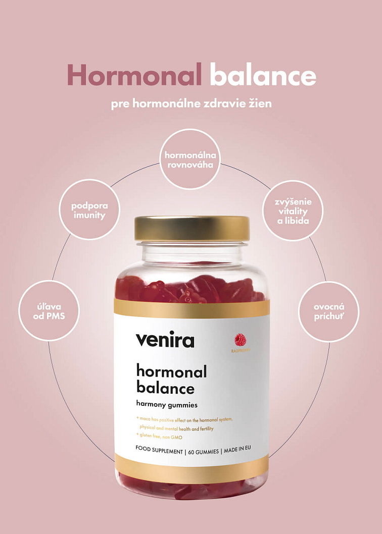 VENIRA hormonal balance - medvedíky na podporu hormonálnej rovnováhy