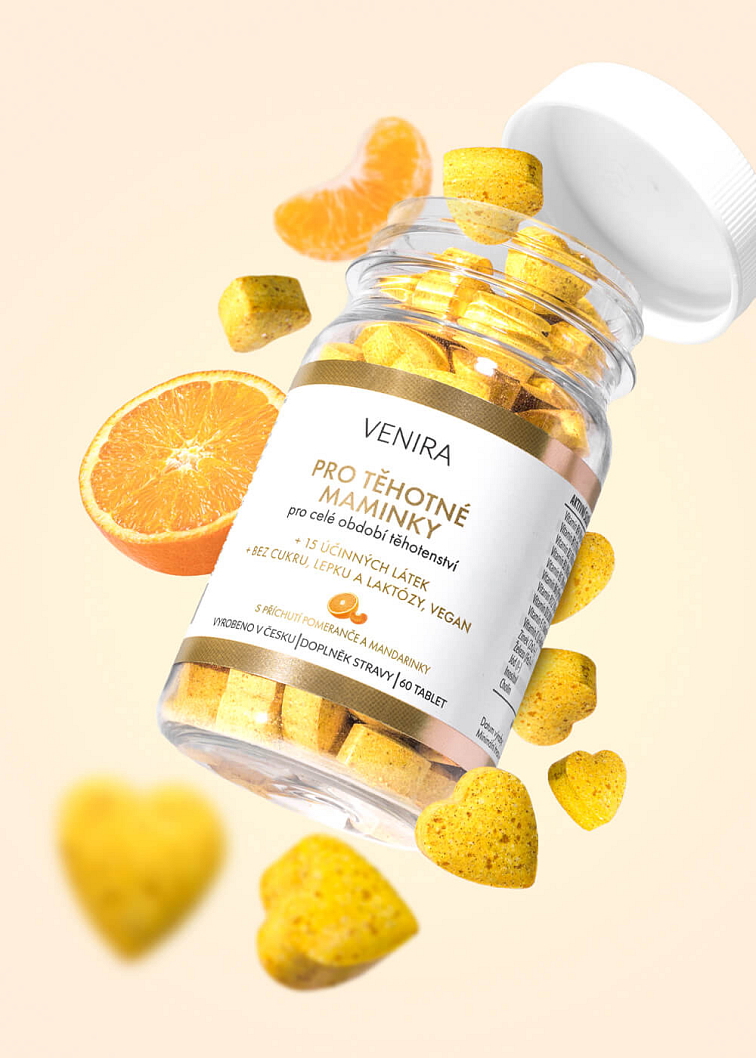 VENIRA vitamíny pre tehotné ženy, 1.-3. trimester
