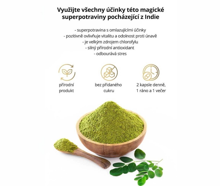 Moringa olejodárná kapsulee