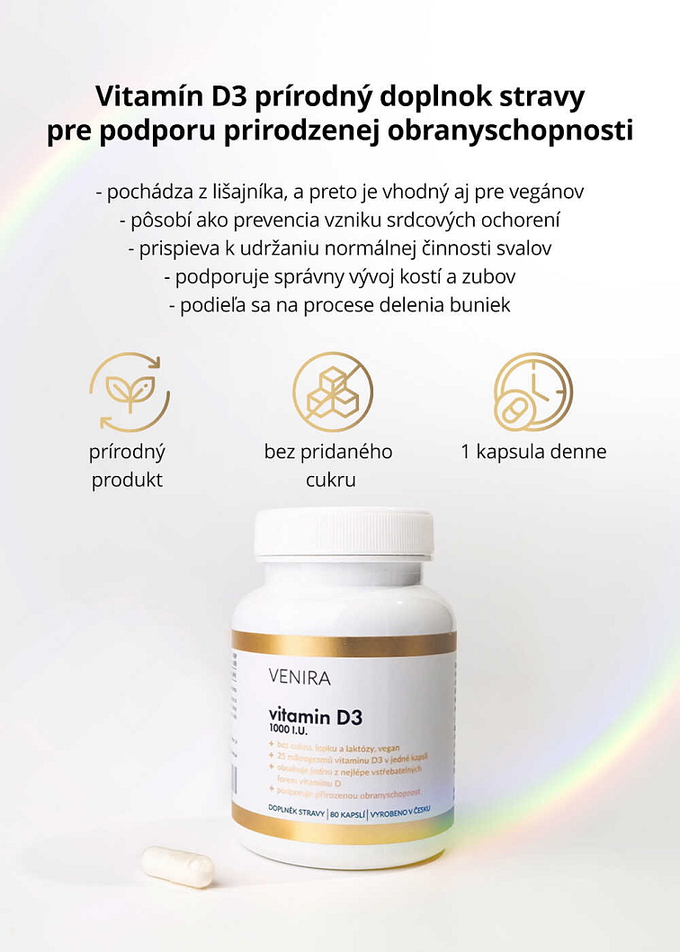 VENIRA vitamin D3 (vegán)