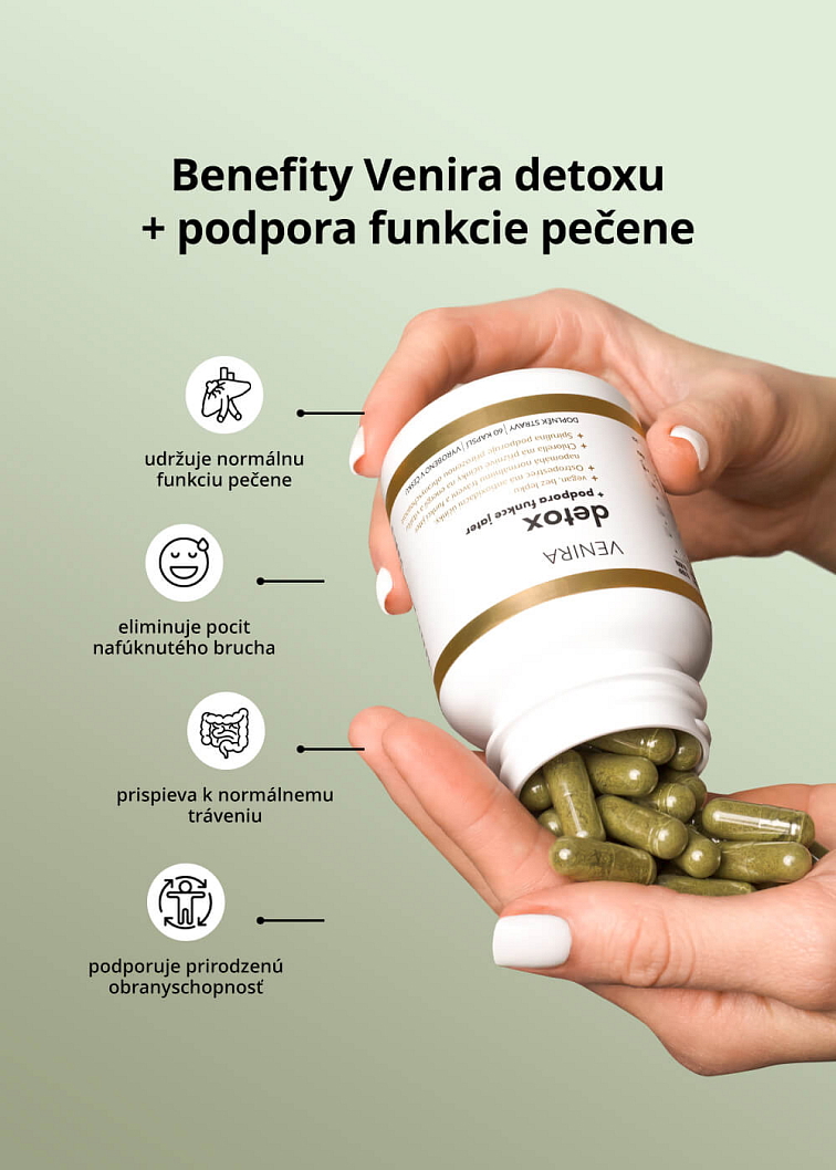 VENIRA detox + podpora funkcie pečene