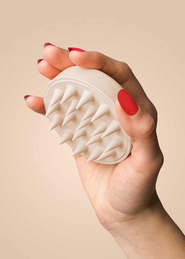 VENIRA stimulačná masážna kefa na pokožku hlavy