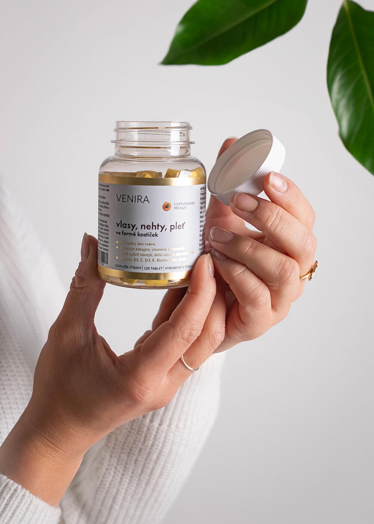 VENIRA srdiečka pre vlasy, nechty a pleť