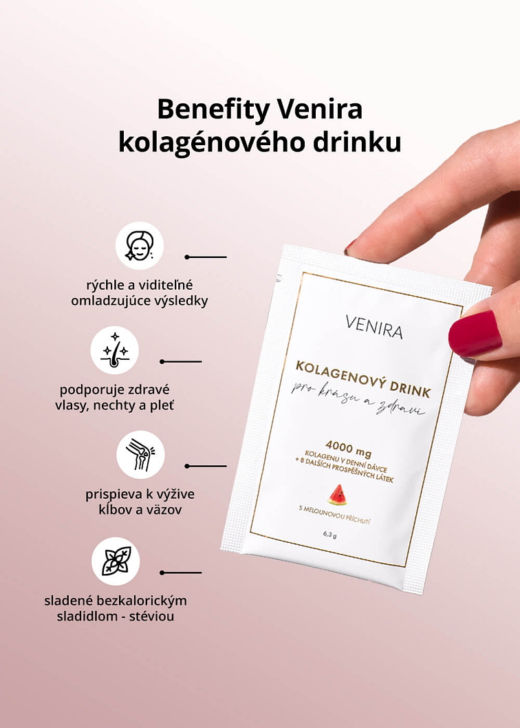 VENIRA kolagénový drink pre vlasy, nechty a pleť - vzorka
