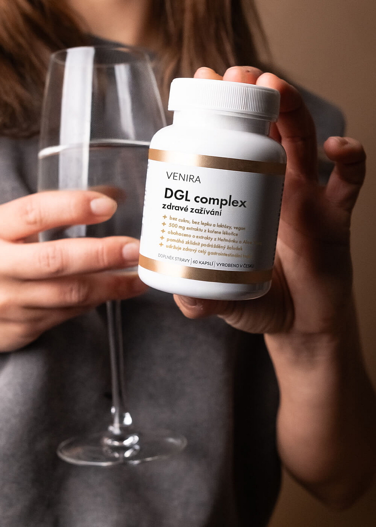 VENIRA DGL complex zdravé zažívanie