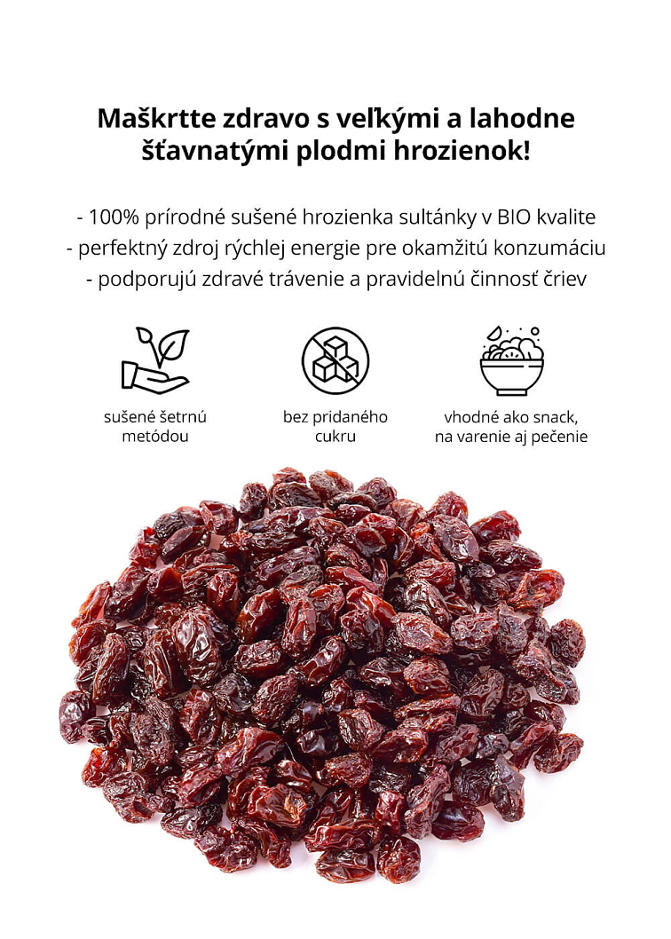 VENIRA sušené hrozienka