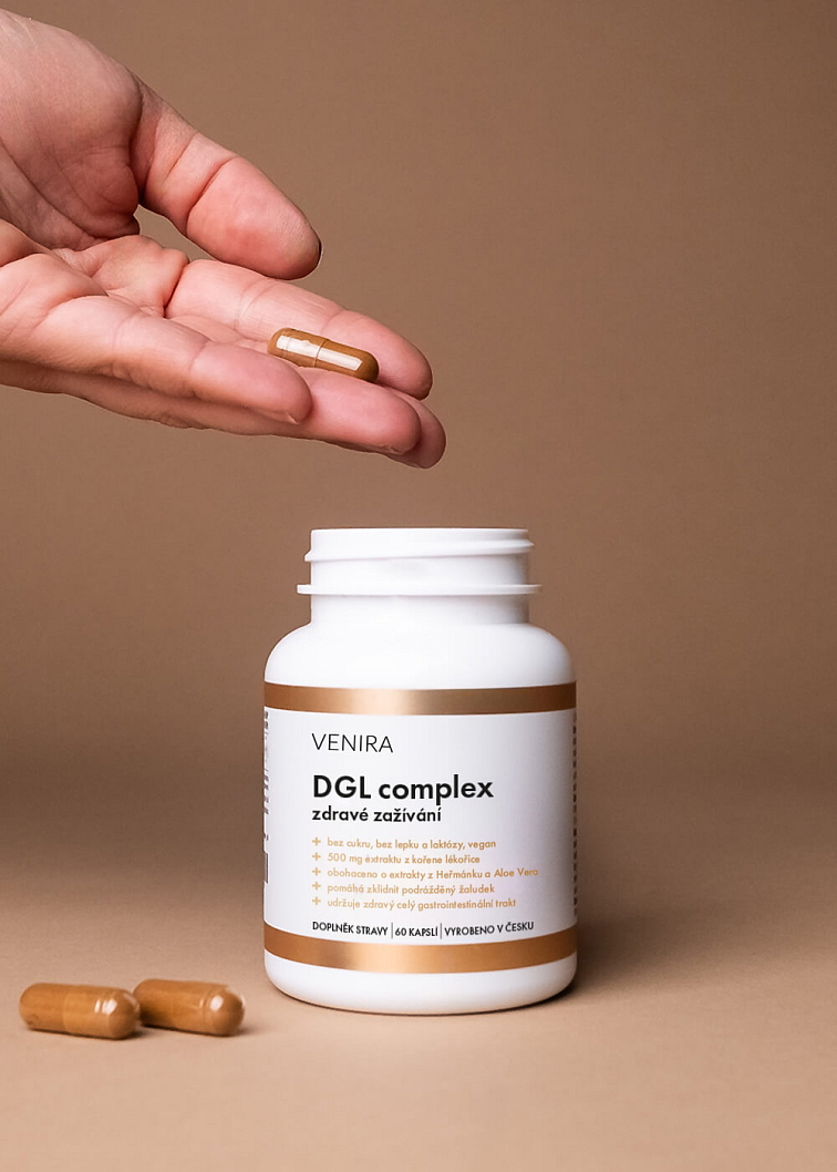 VENIRA DGL complex zdravé zažívanie