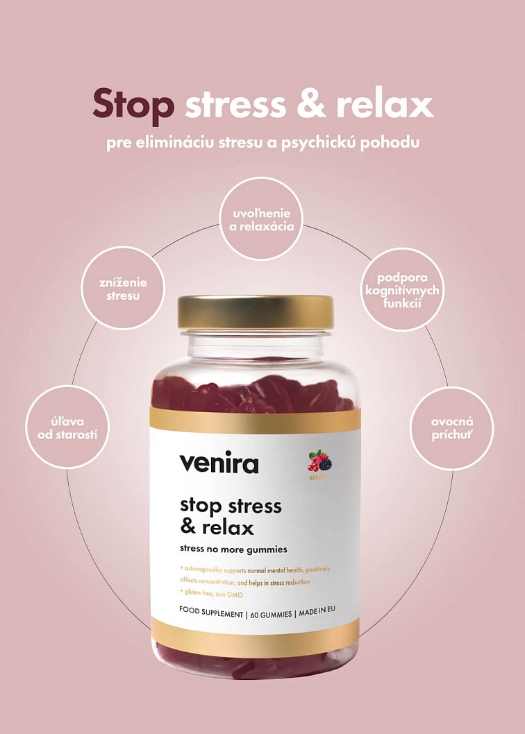 VENIRA stop stress & relax - medvedíky proti stresu
