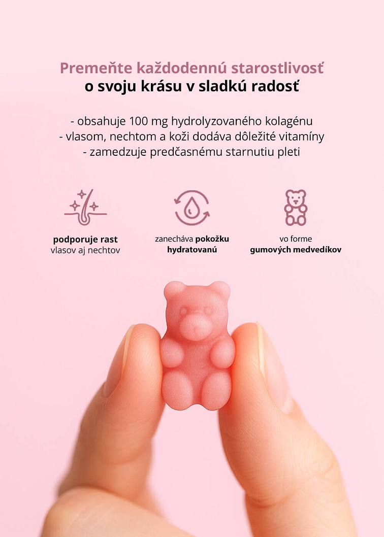 VENIRA beauty bomb - medvedíky na vlasy, nechty a pokožku