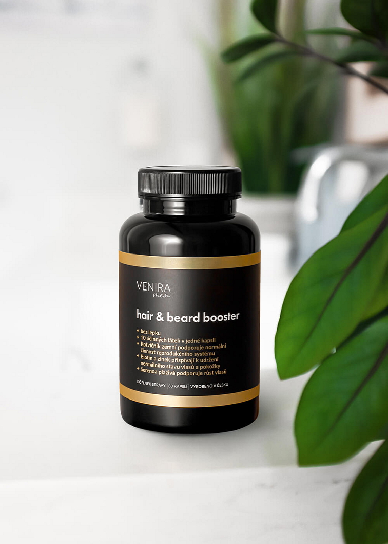 VENIRA hair & beard booster pre mužov
