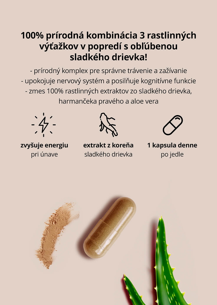 VENIRA DGL complex zdravé zažívanie