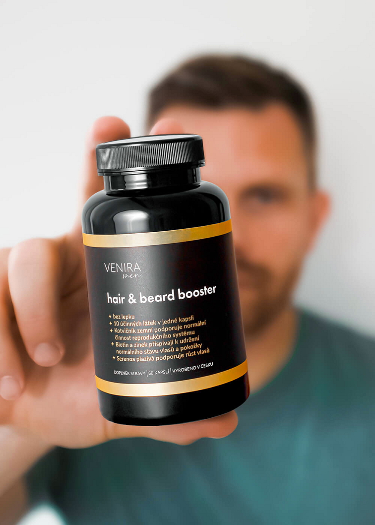 VENIRA hair & beard booster pre mužov