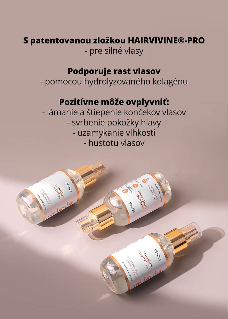 VENIRA zahusťujúce vlasové sérum