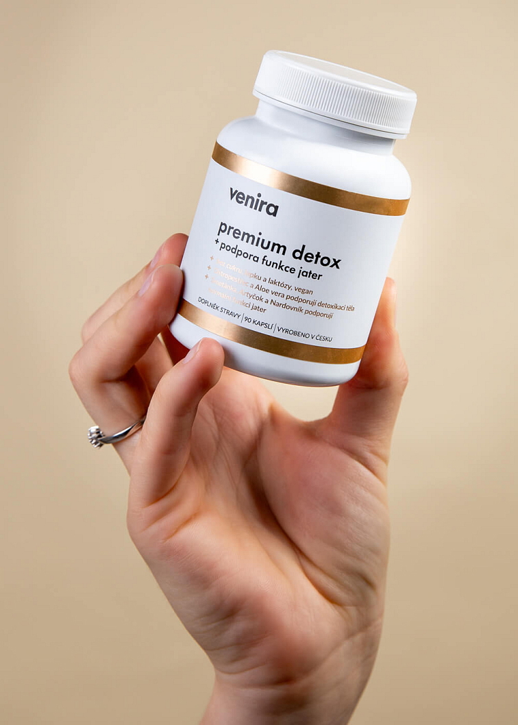 VENIRA PREMIUM detox + podpora funkcie pečene