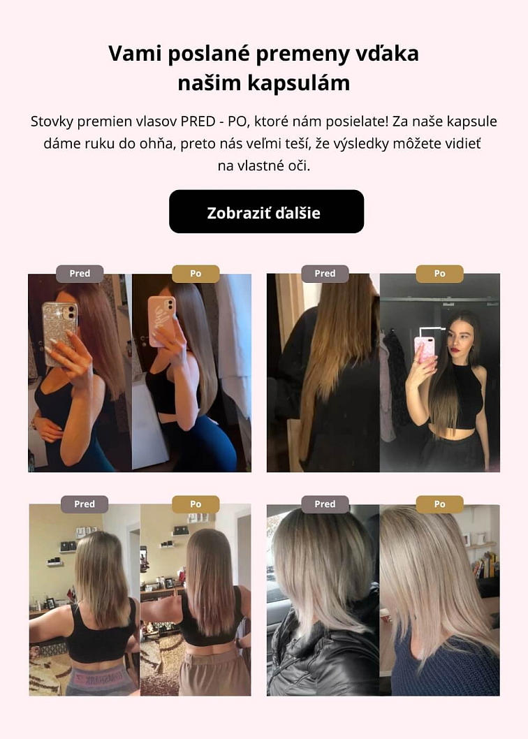 VENIRA kapsule pre vlasy, nechty a pleť