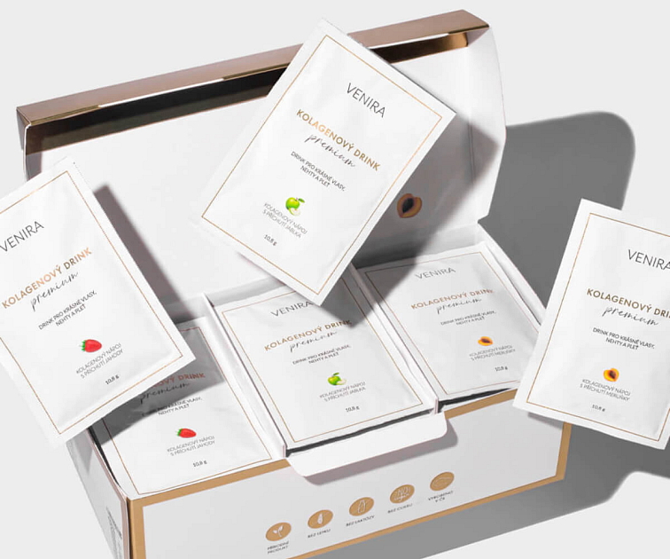 kolagenový drink pre vlasy, nechty a pleť