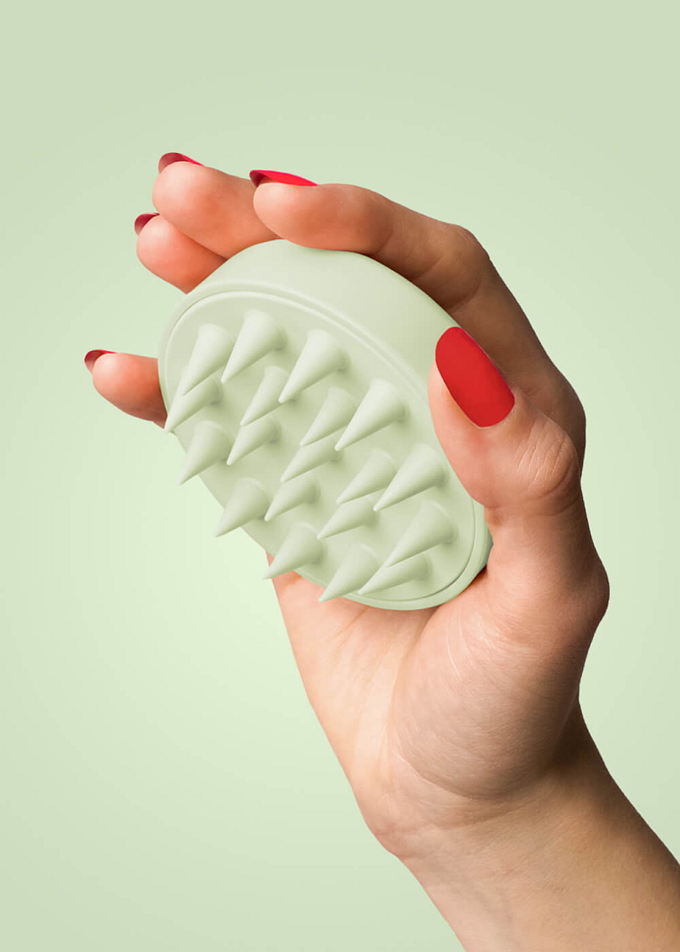 VENIRA stimulujúca masážna kefa pre vlasovú pokožku