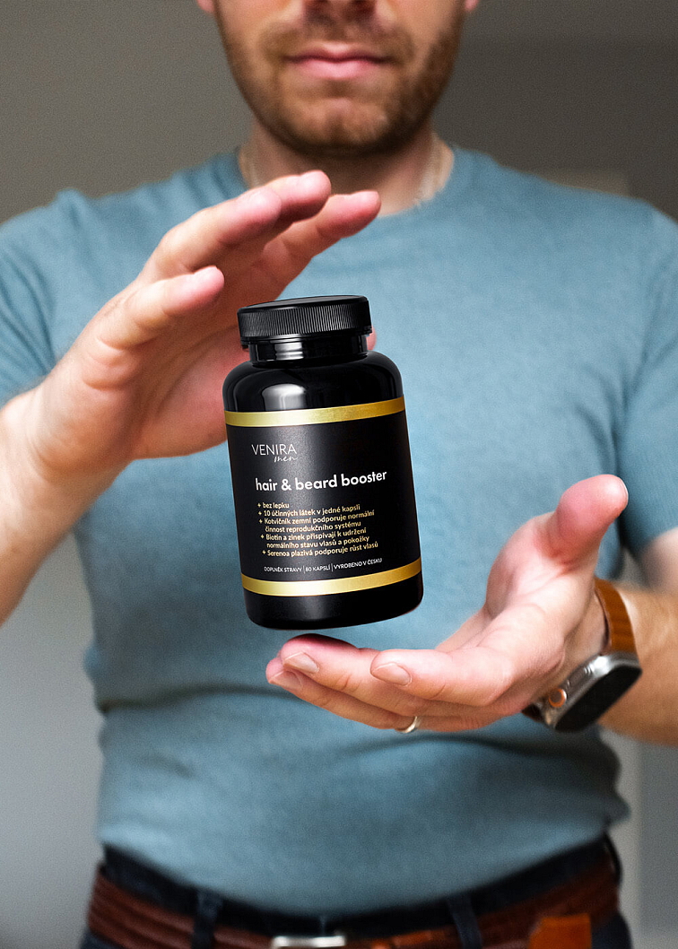 VENIRA hair & beard booster pre mužov