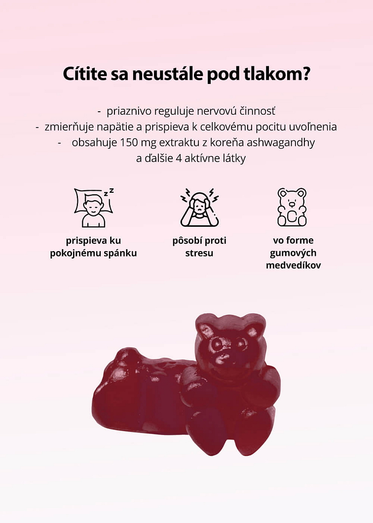 VENIRA stop stress & relax - medvedíky proti stresu