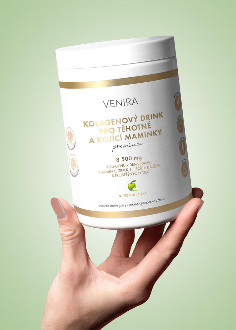 VENIRA PREMIUM kolagénový drink pre tehotné a dojčiace mamičky