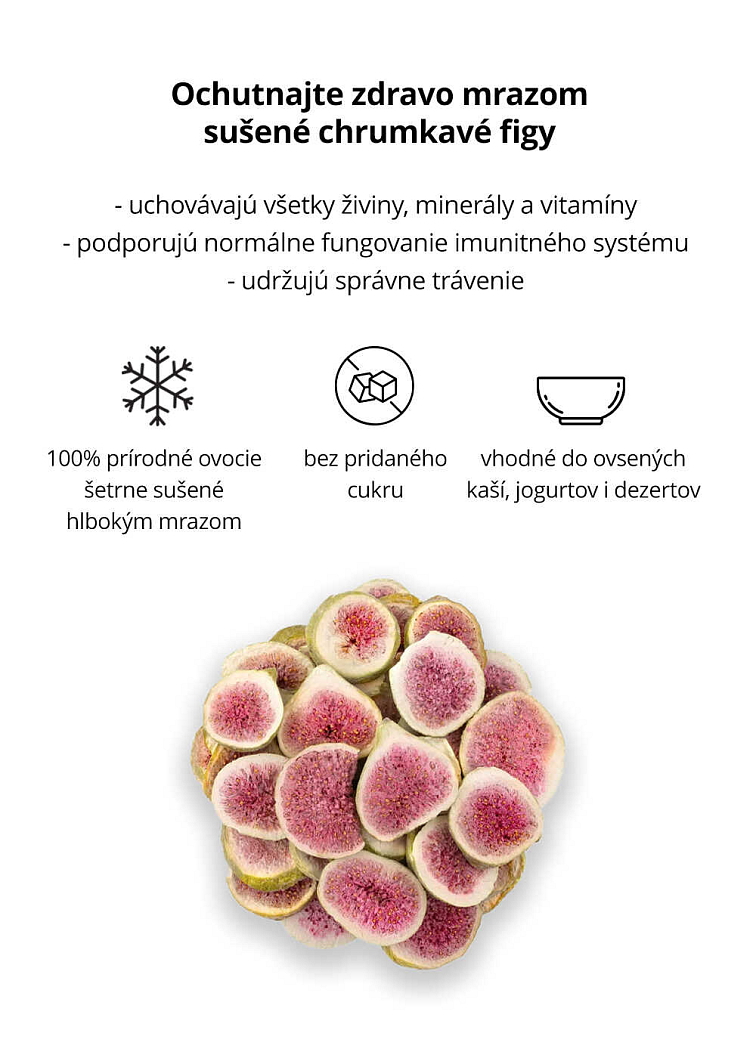 VENIRA lyofilizované figy