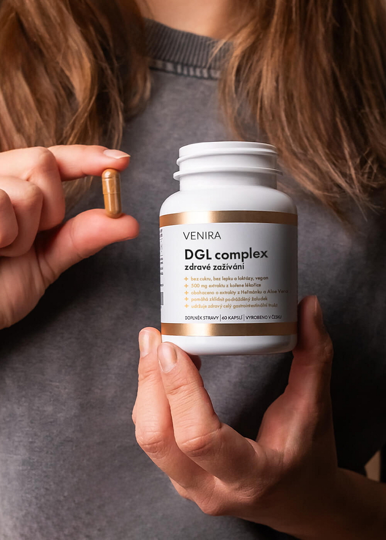 VENIRA DGL complex zdravé zažívanie