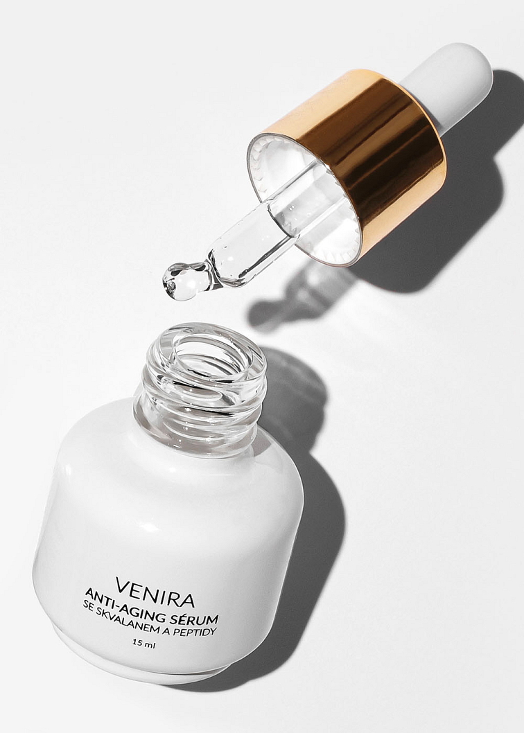 VENIRA anti-aging sérum so skvalanom a peptidmi - vzorka