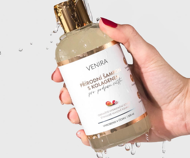 prírodný šampon s kolagénom