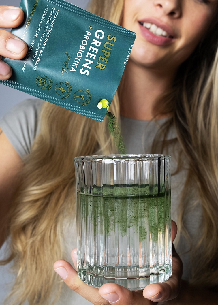 VENIRA super greens + probiotiká - vzorka