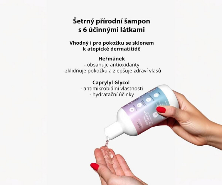 šampon pre prvé detské vlásky