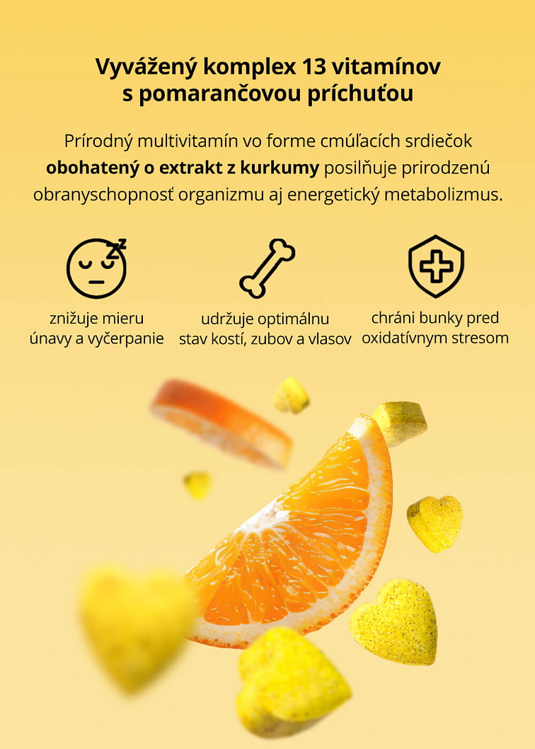 VENIRA multivitamin vo forme srdiečok
