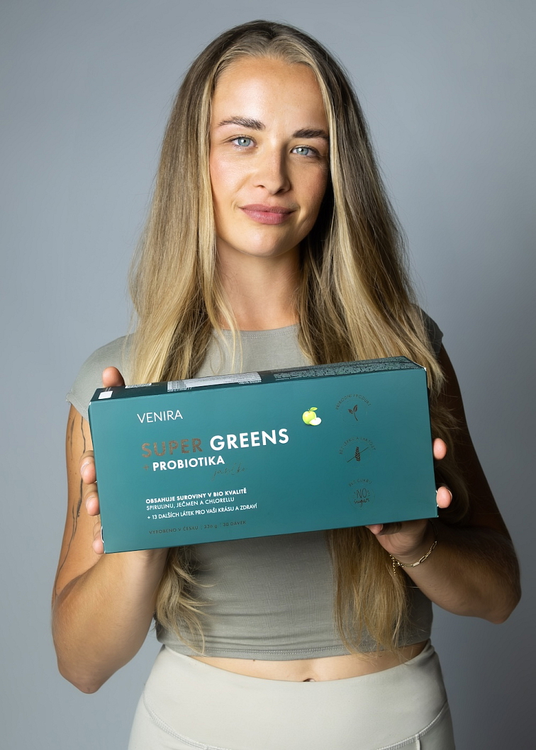 VENIRA super greens + probiotiká - vzorka