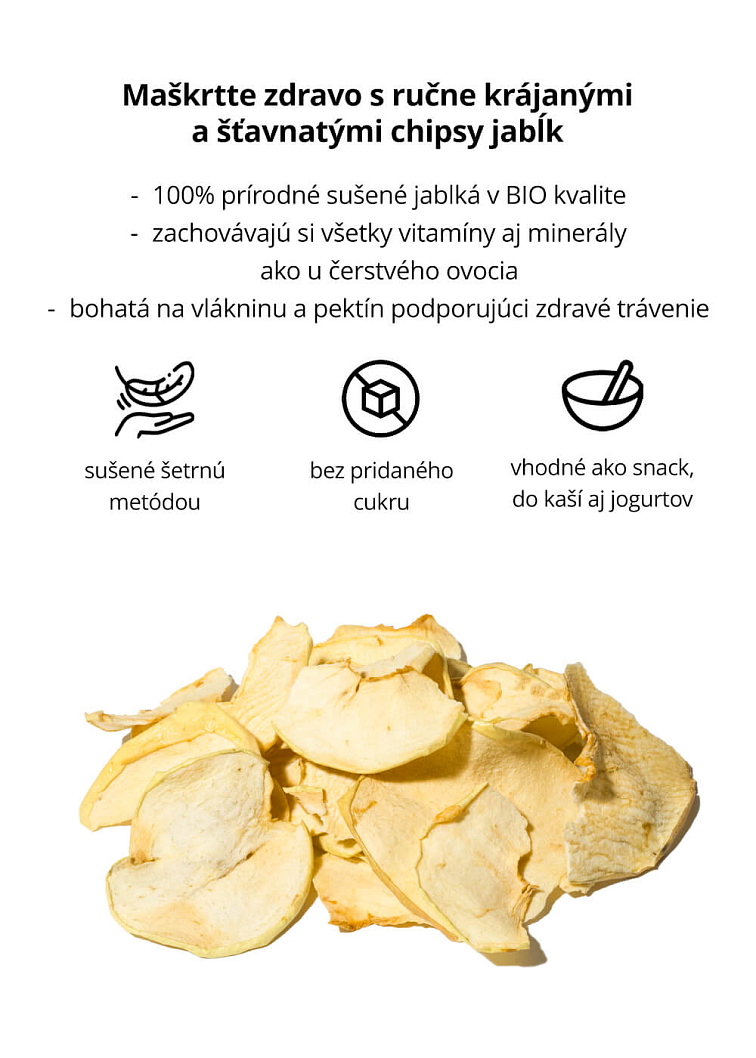 VENIRA sušené jablká