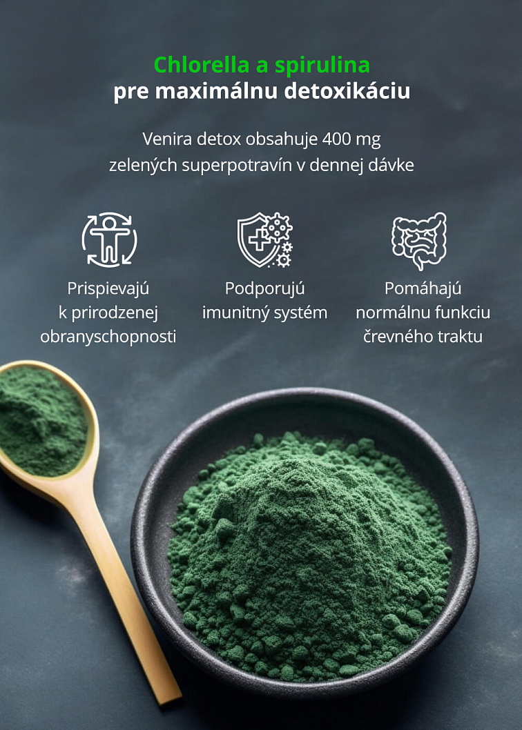 VENIRA detox + podpora funkcie pečene
