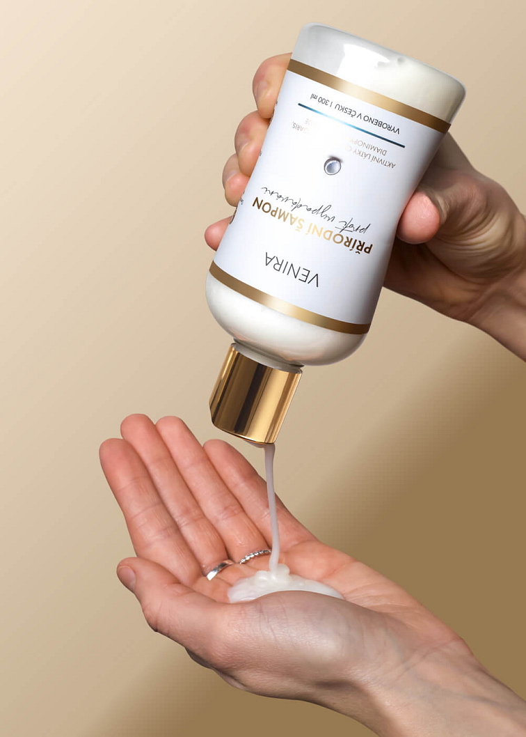 VENIRA prírodný šampón proti vypadávaniu vlasov - vzorka