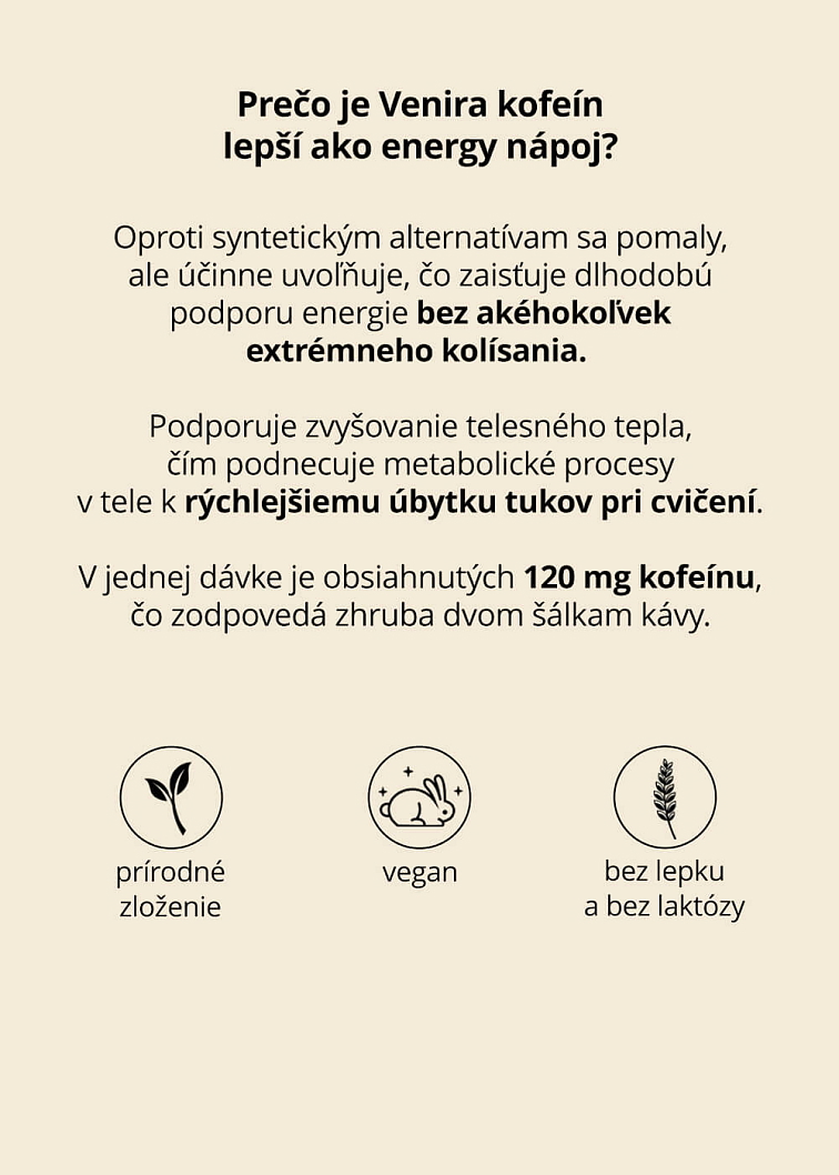 VENIRA kofeín