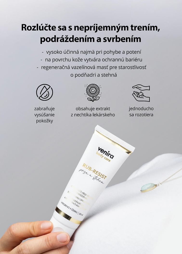 VENIRA rub-resist, masť na prsia a stehná