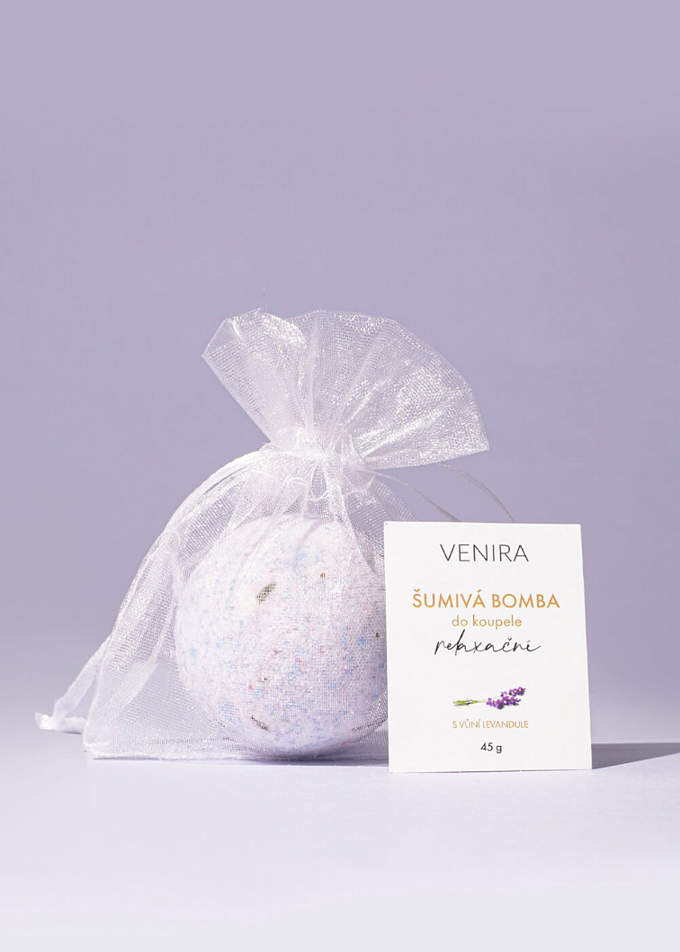 VENIRA šumivá bomba do kúpeľa - relaxačná